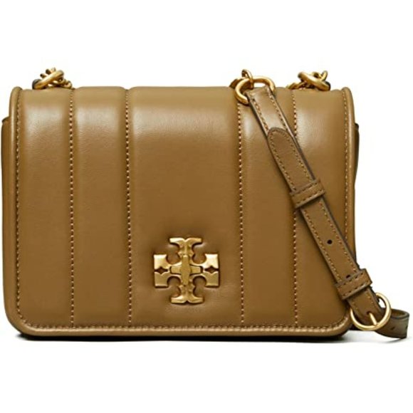 Tory Burch Handbags - Tory Burch $598 87244 Kira Chain Shoulder Bag Toasted Sesame/Rolled Gold NWT!